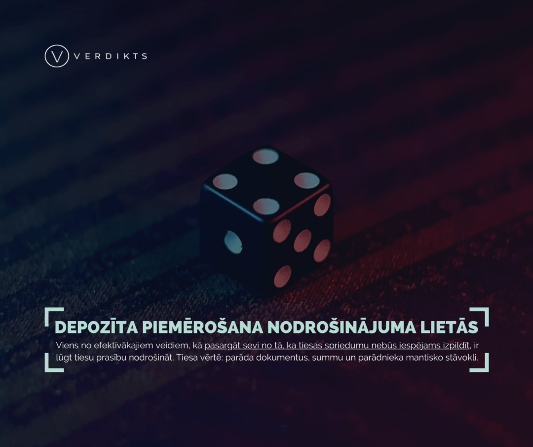 Depozīta piemērošana nodrošinājuma lietās Depozīta piemērošana nodrošinājuma lietās